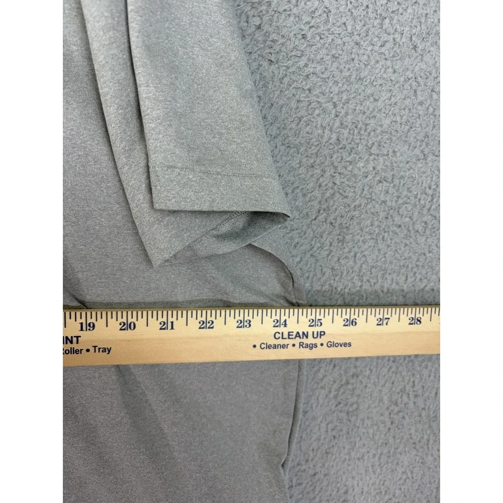 Polo Ralph Lauren Polo Shirt Mens XL Gray Solid Performance Stretch Golf Jersey